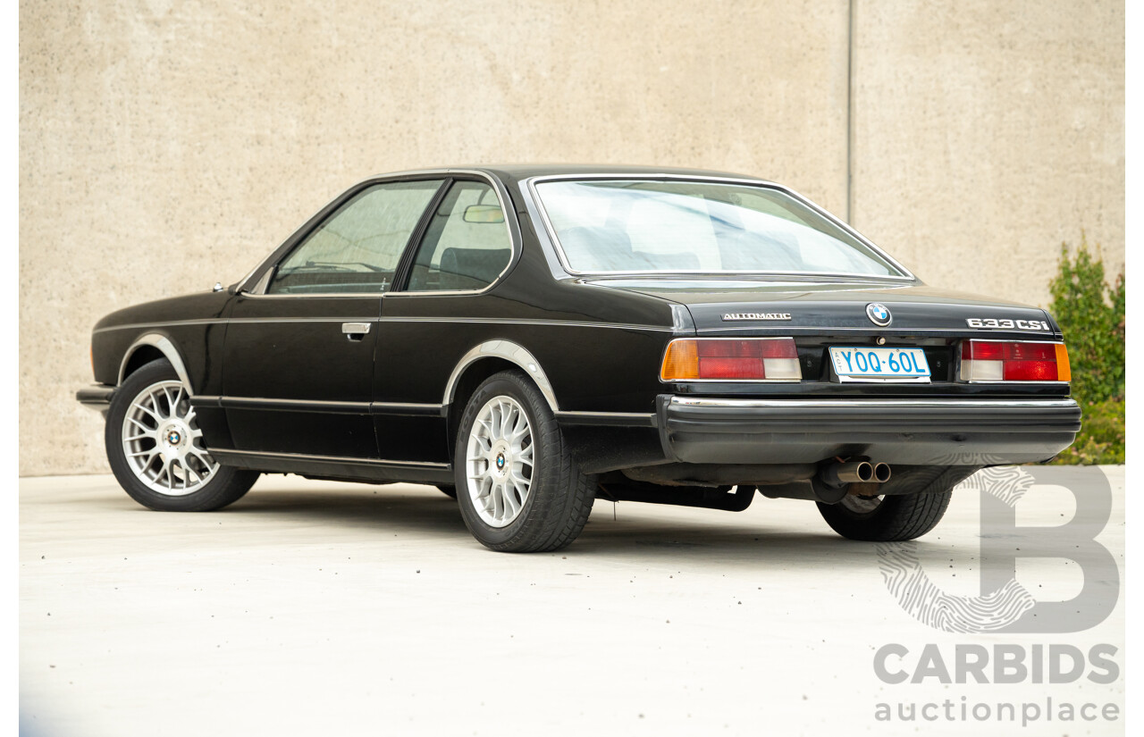 1/1977 BMW 633CSi E24 2d Coupe Schwarz Black 3.2L - Import
