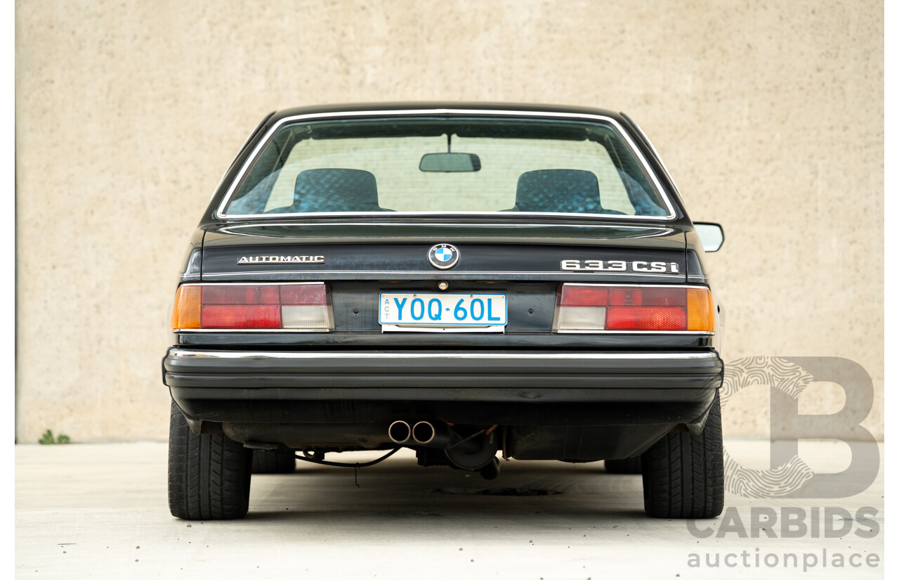 1/1977 BMW 633CSi E24 2d Coupe Schwarz Black 3.2L - Import