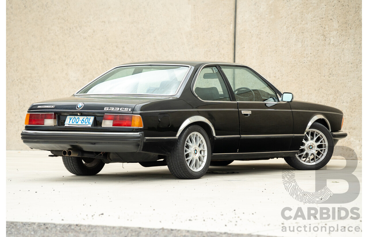 1/1977 BMW 633CSi E24 2d Coupe Schwarz Black 3.2L - Import