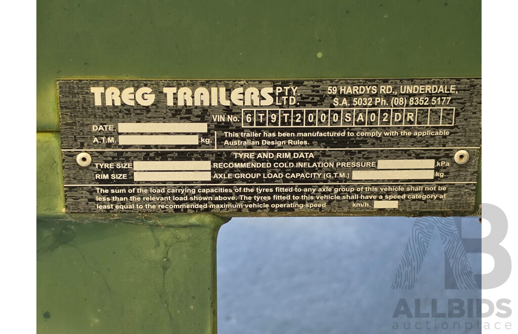 2011 6x4 Treg Trailer