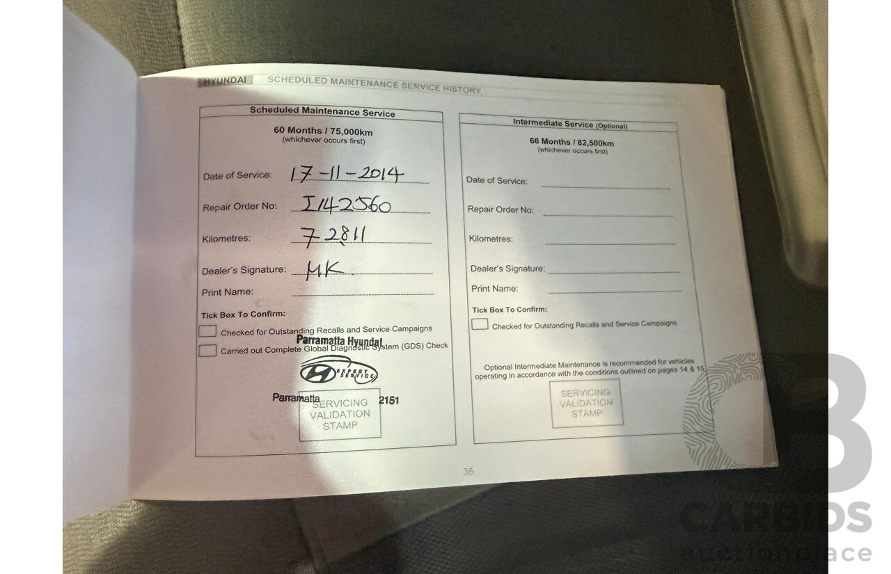 03/2011 Hyundai Imax (RWD) TQ MY11 4d Wagon Blue 2.5L