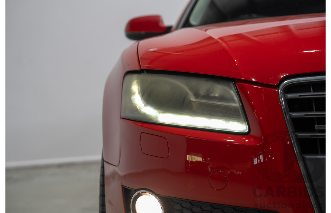 12/2009 Audi A5 Sportback 2.0 TFSI Quattro (AWD) 8T 5d Hatchback Brilliant Red Turbo 2.0L