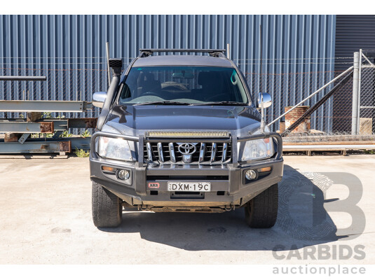 01/2007 Toyota Landcruiser Prado GXL (4x4) KDJ120R MY07 4d Wagon Grey Turbo Diesel 3.0L - 8 Seats