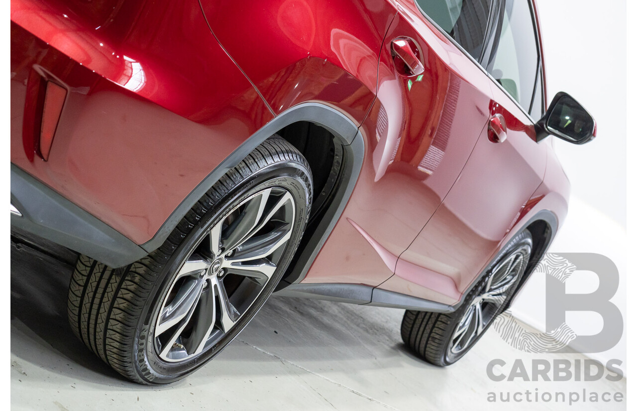 04/2021 Lexus RX350L Luxury (AWD) GGL26R MY21 4d Wagon Matador Red V6 3.5L - 7 Seater