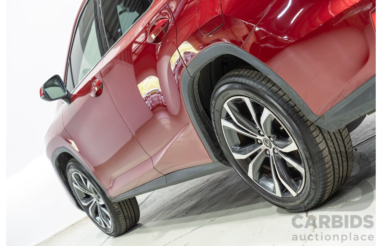 04/2021 Lexus RX350L Luxury (AWD) GGL26R MY21 4d Wagon Matador Red V6 3.5L - 7 Seater