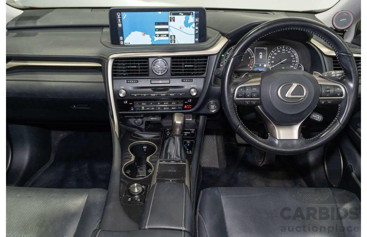 04/2021 Lexus RX350L Luxury (AWD) GGL26R MY21 4d Wagon Matador Red V6 3.5L - 7 Seater