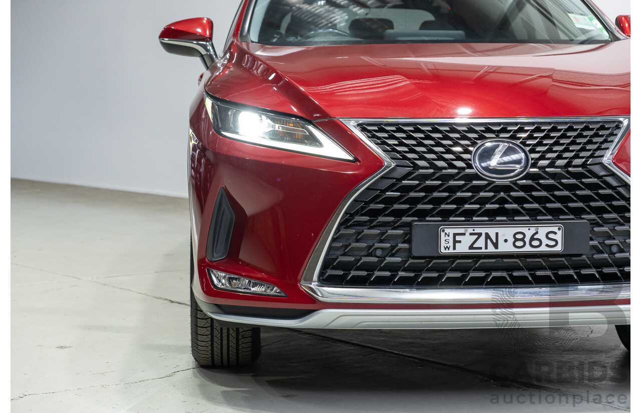 04/2021 Lexus RX350L Luxury (AWD) GGL26R MY21 4d Wagon Matador Red V6 3.5L - 7 Seater