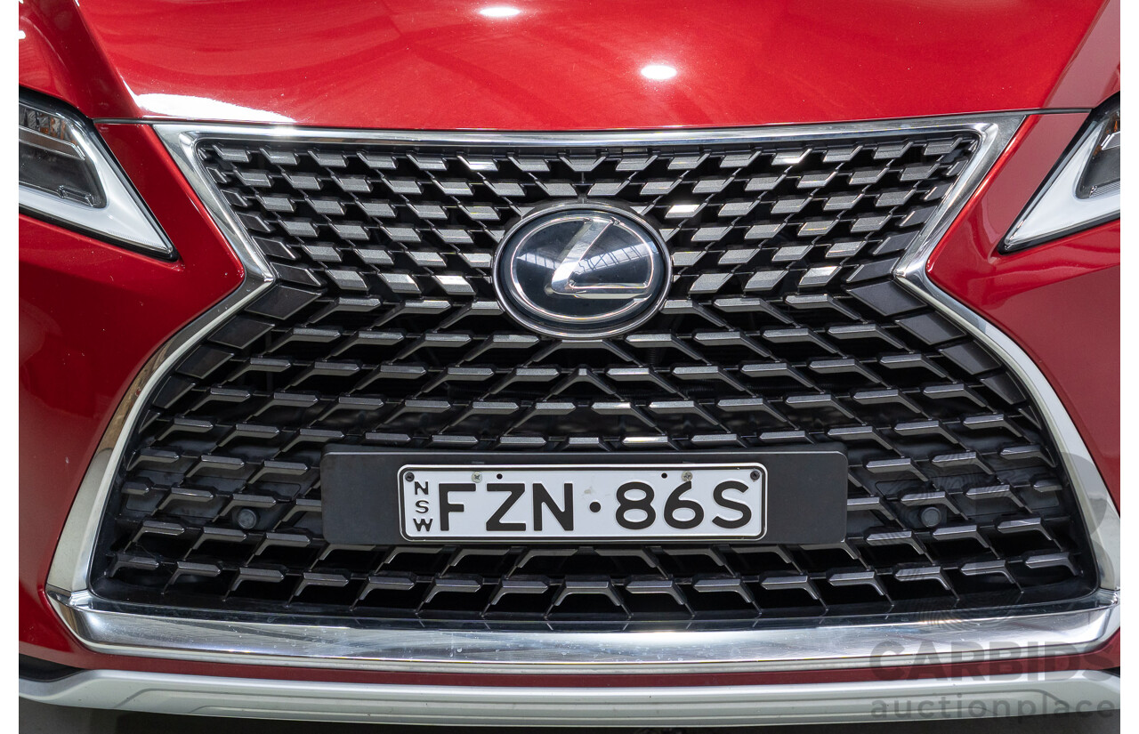 04/2021 Lexus RX350L Luxury (AWD) GGL26R MY21 4d Wagon Matador Red V6 3.5L - 7 Seater
