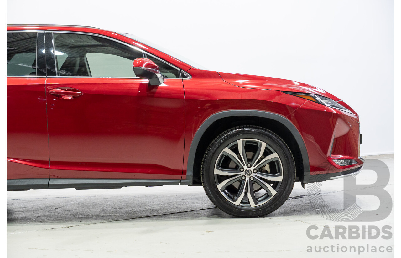04/2021 Lexus RX350L Luxury (AWD) GGL26R MY21 4d Wagon Matador Red V6 3.5L - 7 Seater