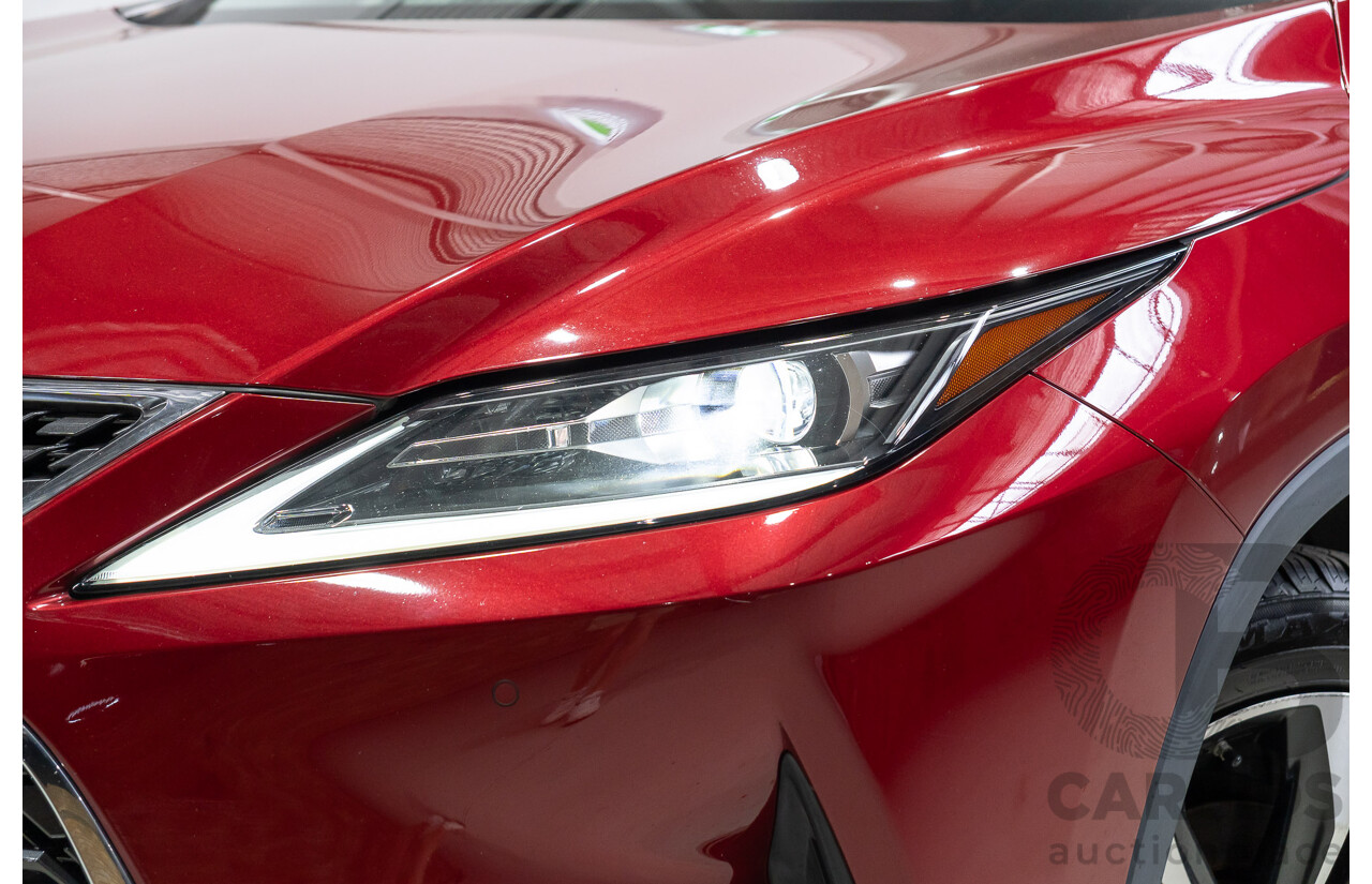 04/2021 Lexus RX350L Luxury (AWD) GGL26R MY21 4d Wagon Matador Red V6 3.5L - 7 Seater