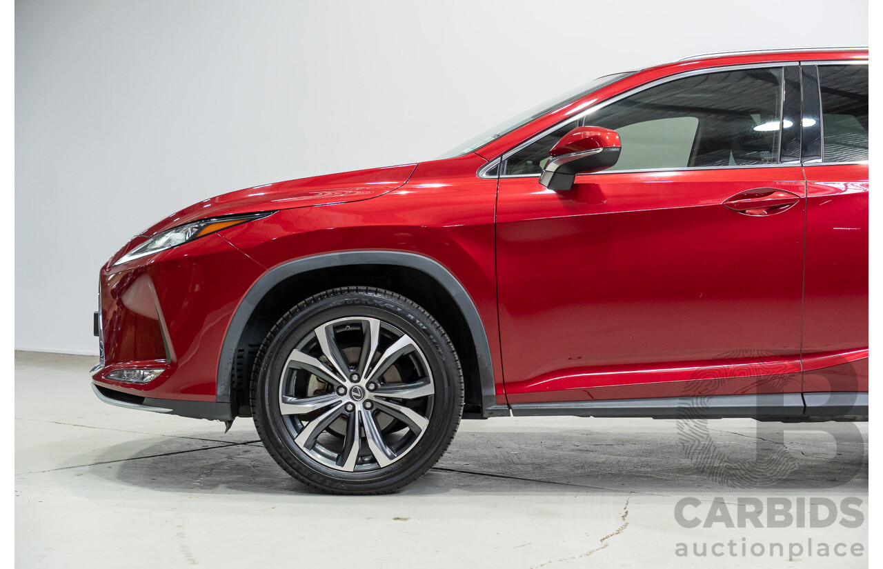 04/2021 Lexus RX350L Luxury (AWD) GGL26R MY21 4d Wagon Matador Red V6 3.5L - 7 Seater