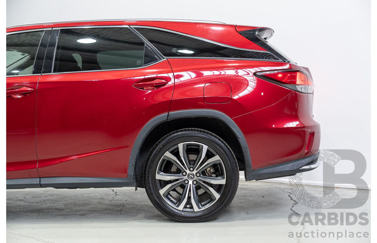 04/2021 Lexus RX350L Luxury (AWD) GGL26R MY21 4d Wagon Matador Red V6 3.5L - 7 Seater
