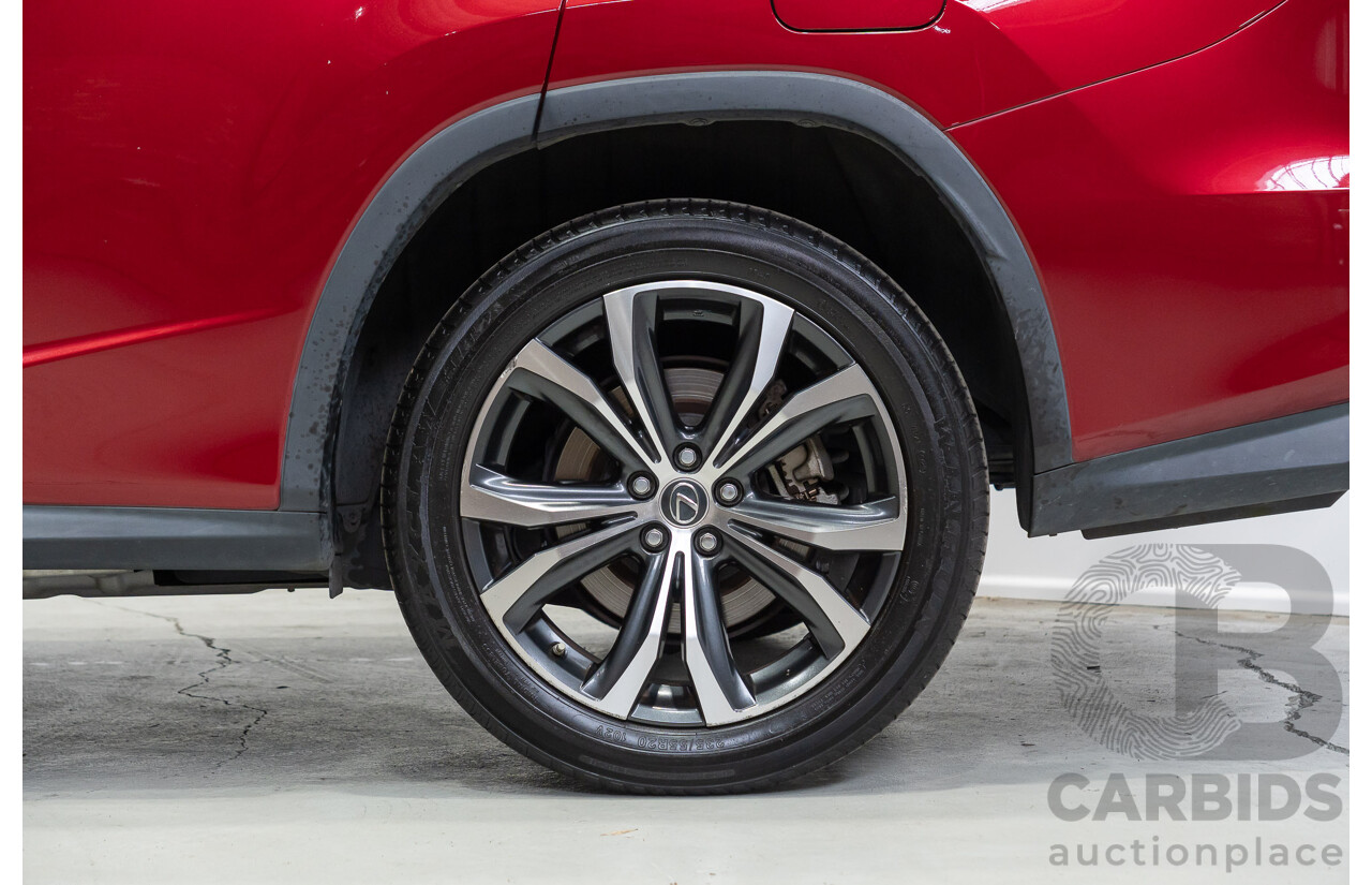04/2021 Lexus RX350L Luxury (AWD) GGL26R MY21 4d Wagon Matador Red V6 3.5L - 7 Seater
