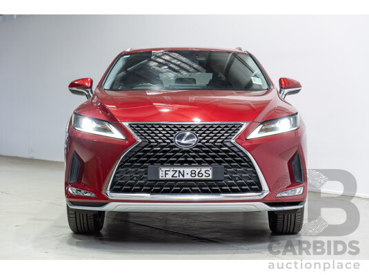 04/2021 Lexus RX350L Luxury (AWD) GGL26R MY21 4d Wagon Matador Red V6 3.5L - 7 Seater