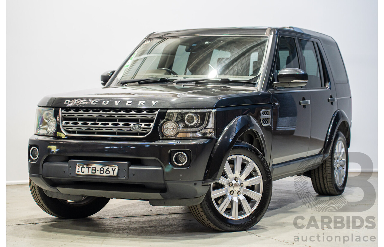06/2014 Land Rover Discovery 3.0 TDV6 (4x4) MY14 4d Wagon Grey 3.0L