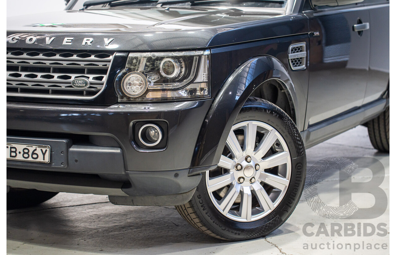 06/2014 Land Rover Discovery 3.0 TDV6 (4x4) MY14 4d Wagon Grey 3.0L