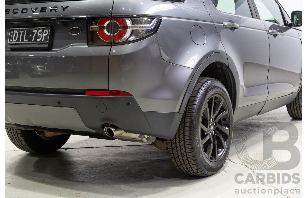 11/2017 Land Rover Discovery Sport TD4 SE (AWD) LC MY18 4d Wagon Corris Grey Metallic Turbo Diesel 2.0L - 7 Seater