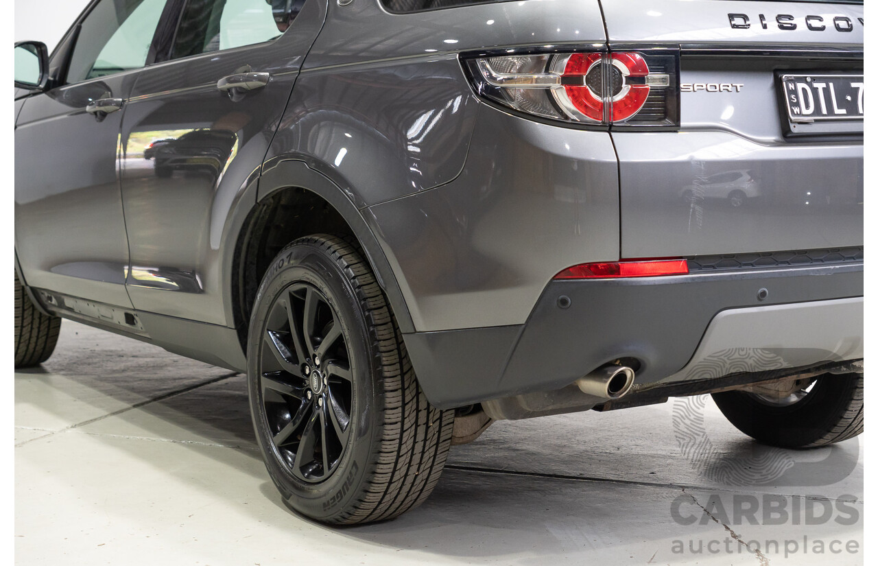 11/2017 Land Rover Discovery Sport TD4 SE (AWD) LC MY18 4d Wagon Corris Grey Metallic Turbo Diesel 2.0L - 7 Seater