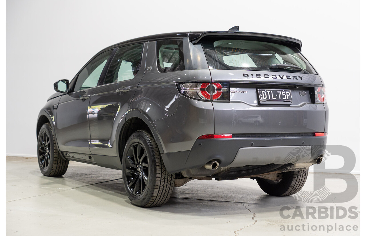 11/2017 Land Rover Discovery Sport TD4 SE (AWD) LC MY18 4d Wagon Corris Grey Metallic Turbo Diesel 2.0L - 7 Seater