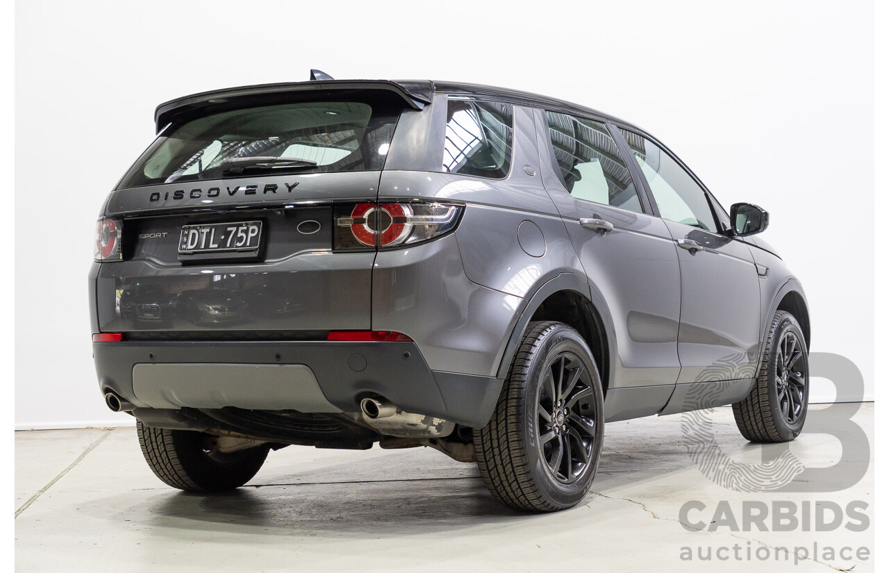 11/2017 Land Rover Discovery Sport TD4 SE (AWD) LC MY18 4d Wagon Corris Grey Metallic Turbo Diesel 2.0L - 7 Seater