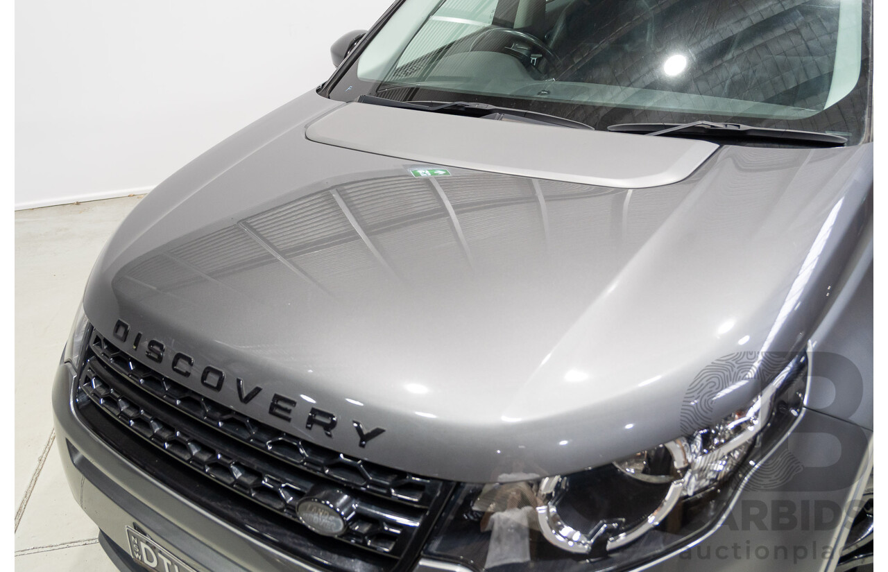 11/2017 Land Rover Discovery Sport TD4 SE (AWD) LC MY18 4d Wagon Corris Grey Metallic Turbo Diesel 2.0L - 7 Seater