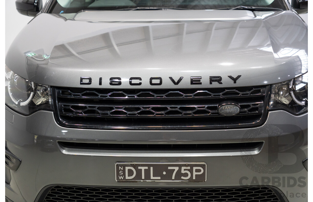 11/2017 Land Rover Discovery Sport TD4 SE (AWD) LC MY18 4d Wagon Corris Grey Metallic Turbo Diesel 2.0L - 7 Seater