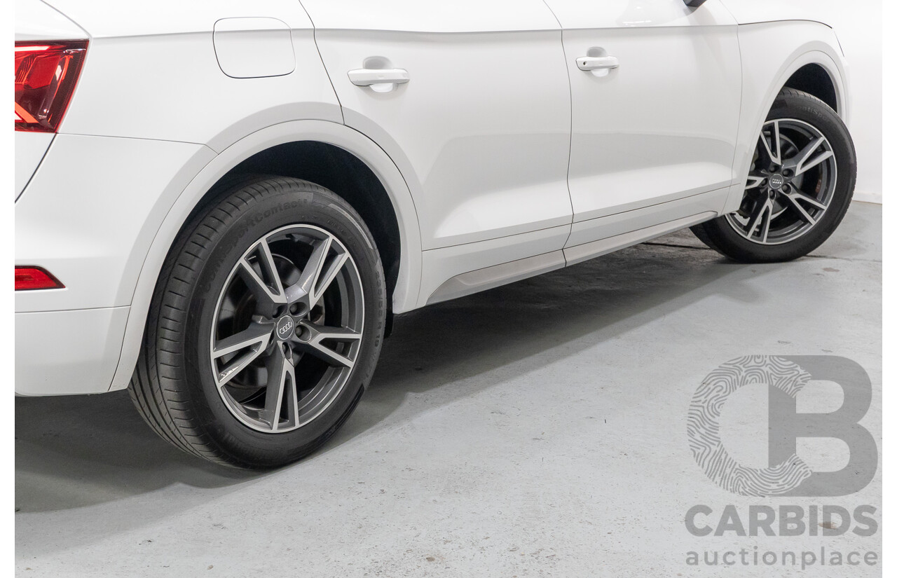 8/2019 Audi Q5 45 TFSI Quattro Design (AWD) FY MY19 4d Wagon Ibis White Turbo 2.0L