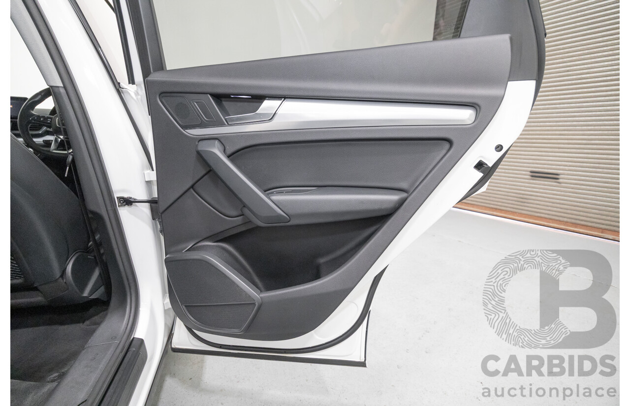 8/2019 Audi Q5 45 TFSI Quattro Design (AWD) FY MY19 4d Wagon Ibis White Turbo 2.0L