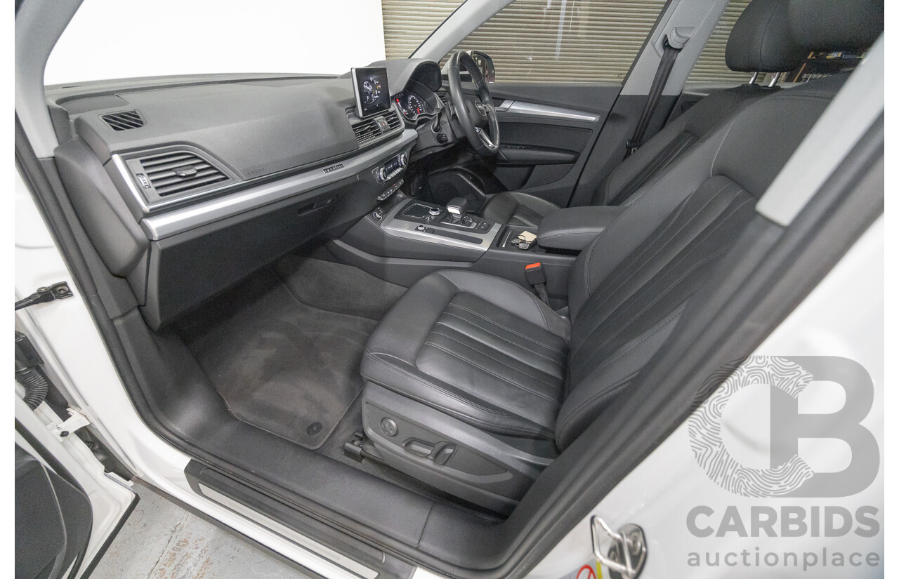 8/2019 Audi Q5 45 TFSI Quattro Design (AWD) FY MY19 4d Wagon Ibis White Turbo 2.0L