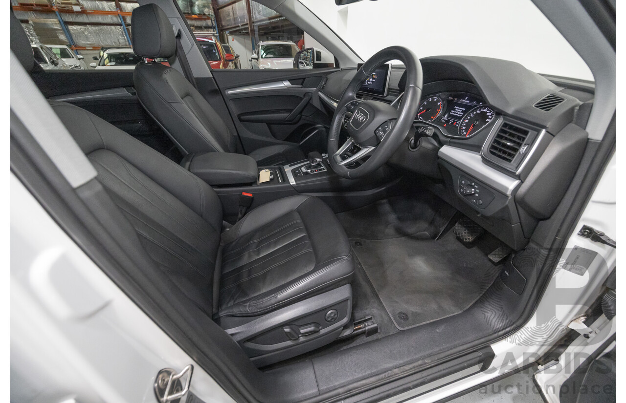8/2019 Audi Q5 45 TFSI Quattro Design (AWD) FY MY19 4d Wagon Ibis White Turbo 2.0L