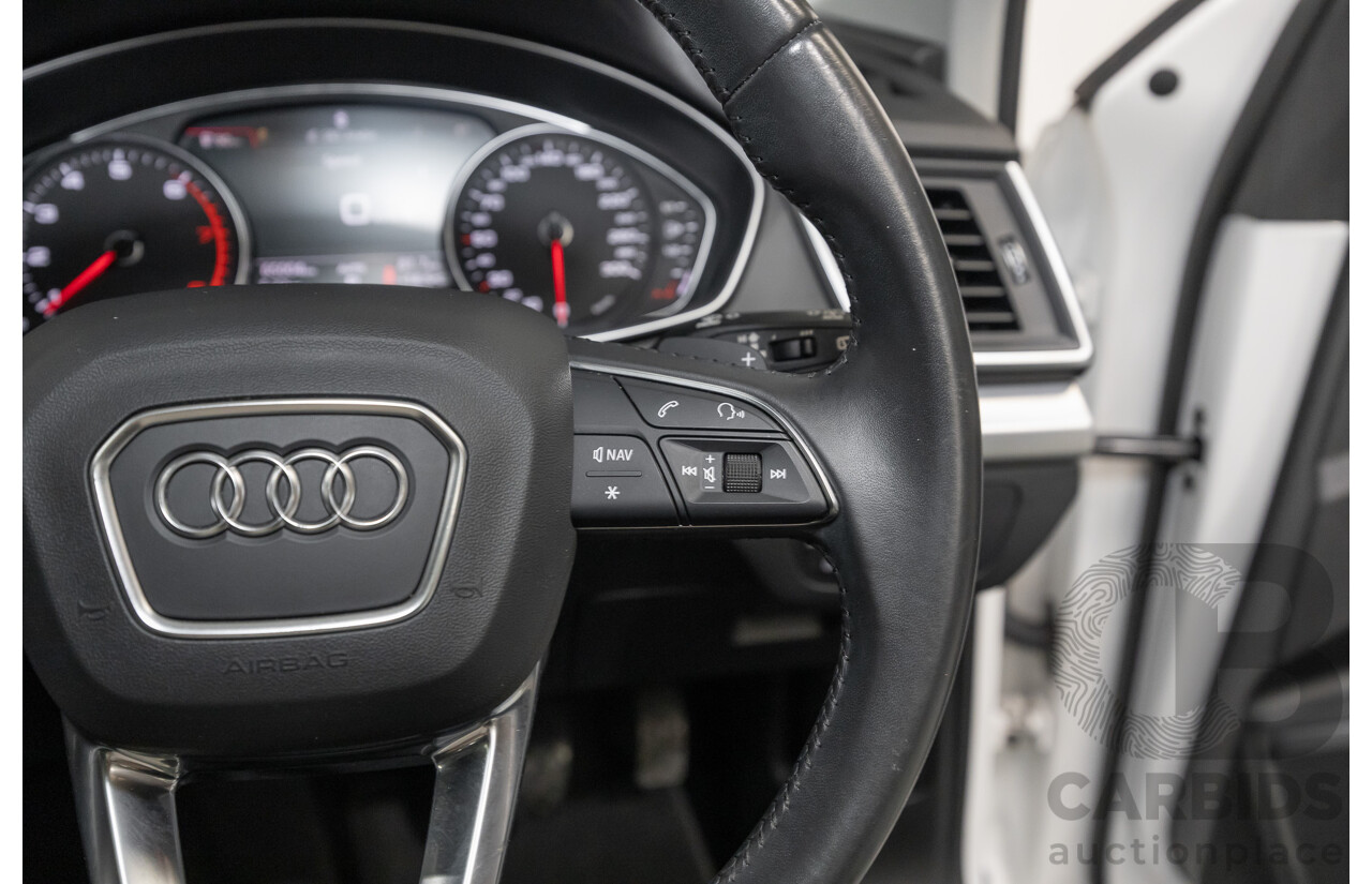 8/2019 Audi Q5 45 TFSI Quattro Design (AWD) FY MY19 4d Wagon Ibis White Turbo 2.0L