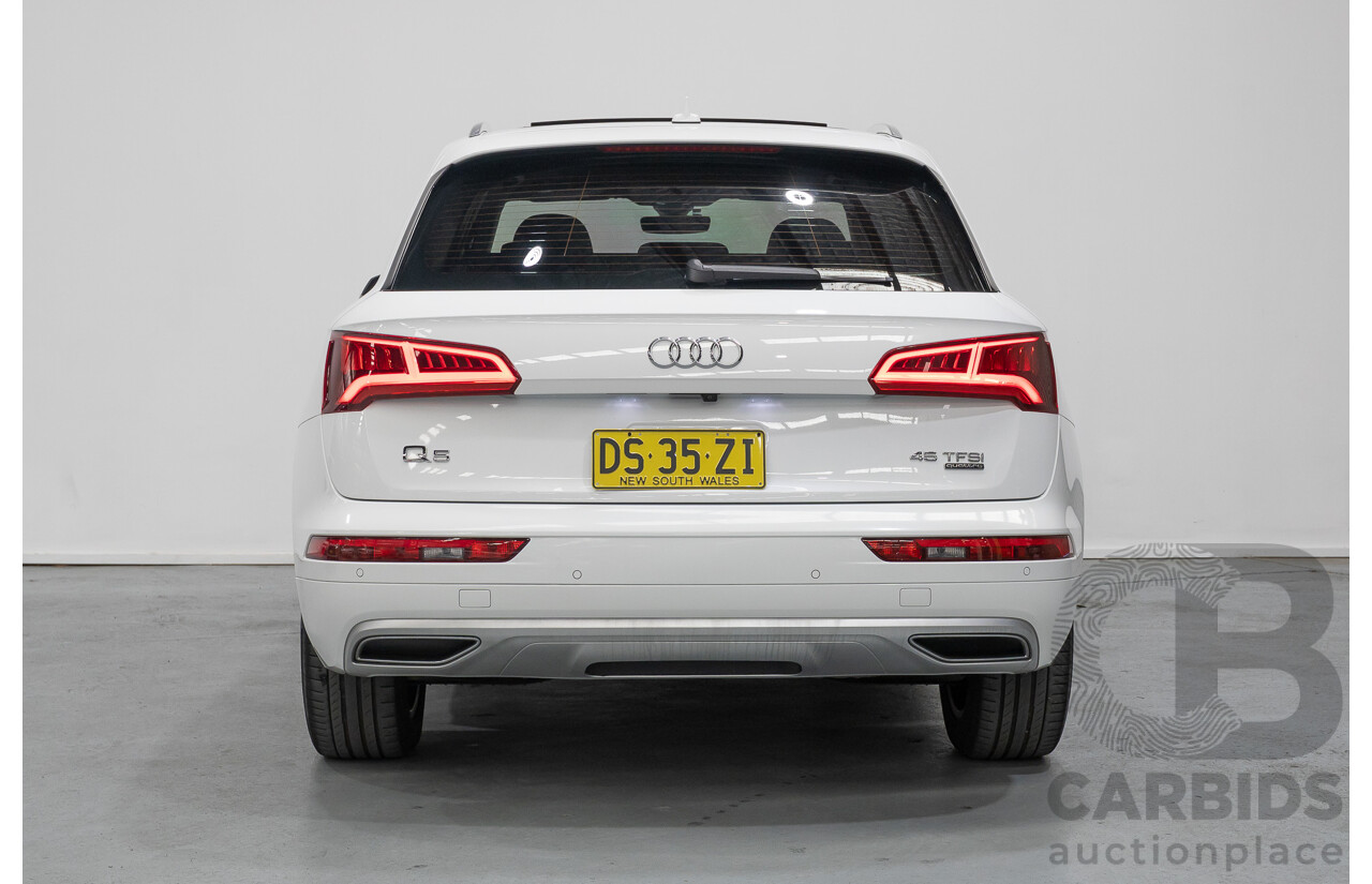 8/2019 Audi Q5 45 TFSI Quattro Design (AWD) FY MY19 4d Wagon Ibis White Turbo 2.0L