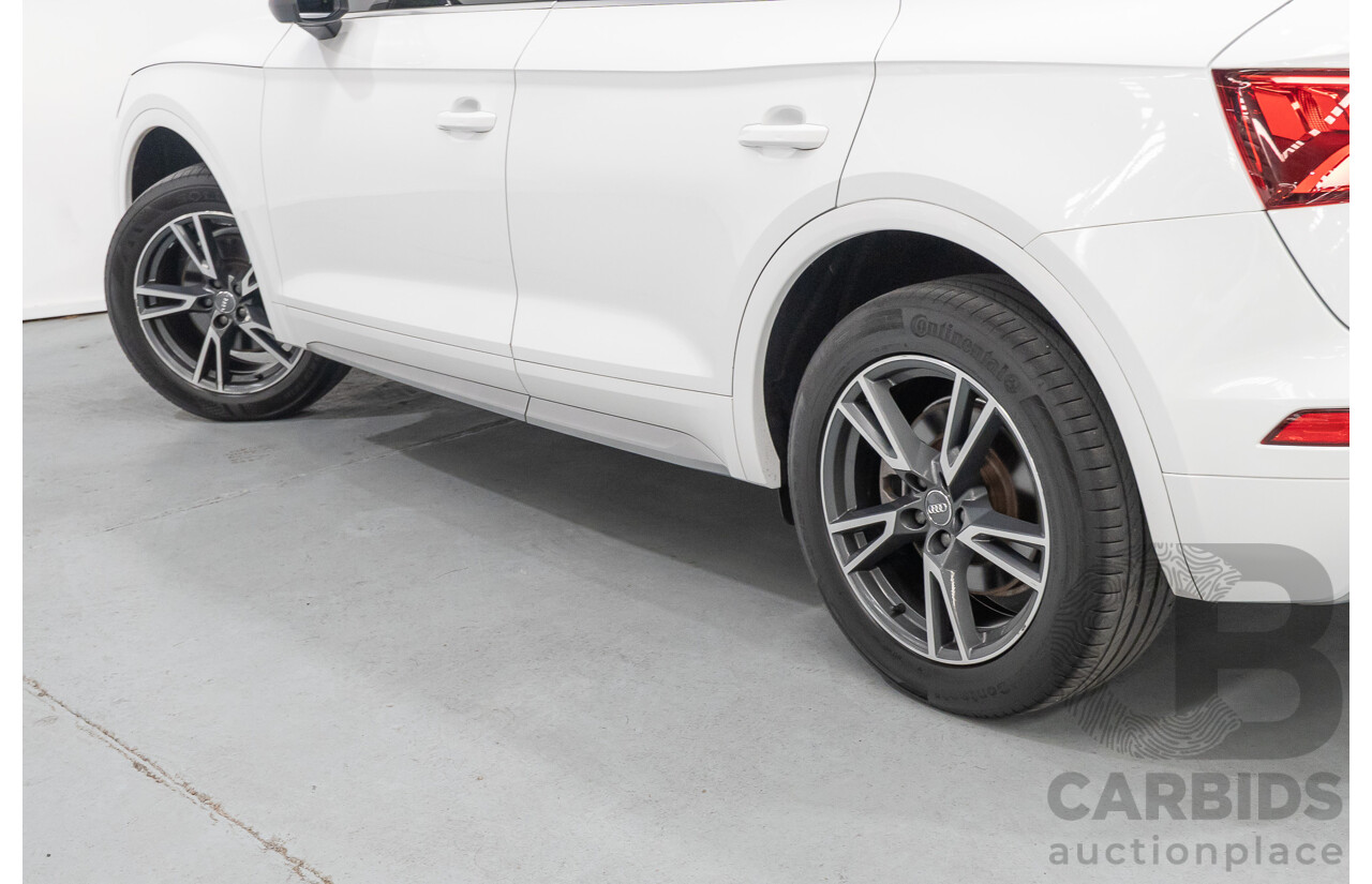 8/2019 Audi Q5 45 TFSI Quattro Design (AWD) FY MY19 4d Wagon Ibis White Turbo 2.0L