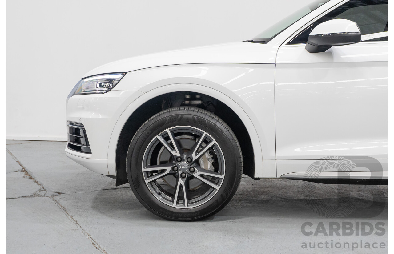 8/2019 Audi Q5 45 TFSI Quattro Design (AWD) FY MY19 4d Wagon Ibis White Turbo 2.0L