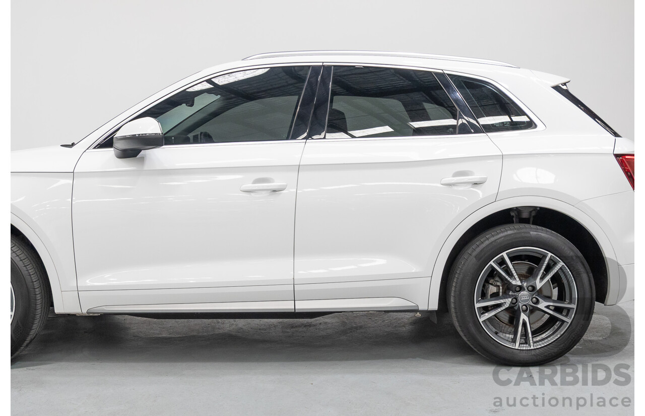 8/2019 Audi Q5 45 TFSI Quattro Design (AWD) FY MY19 4d Wagon Ibis White Turbo 2.0L