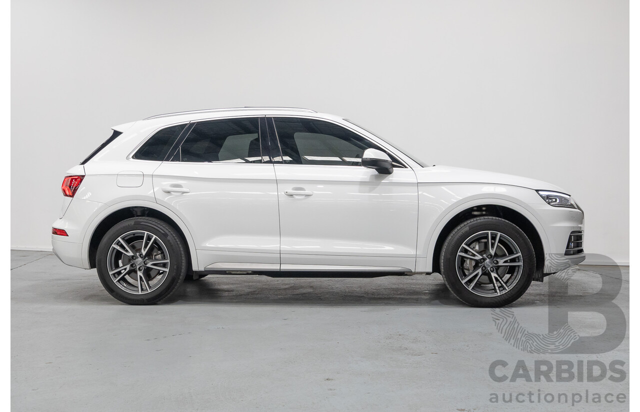 8/2019 Audi Q5 45 TFSI Quattro Design (AWD) FY MY19 4d Wagon Ibis White Turbo 2.0L