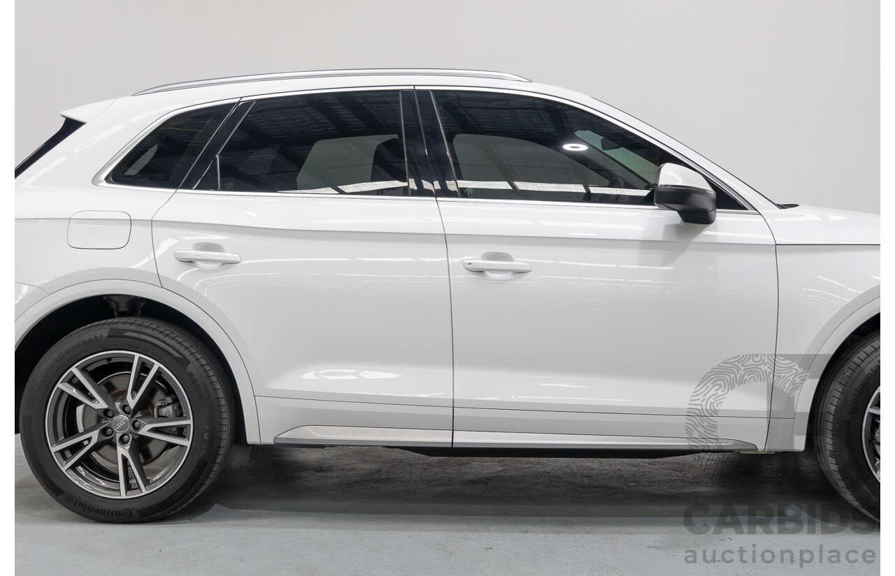 8/2019 Audi Q5 45 TFSI Quattro Design (AWD) FY MY19 4d Wagon Ibis White Turbo 2.0L