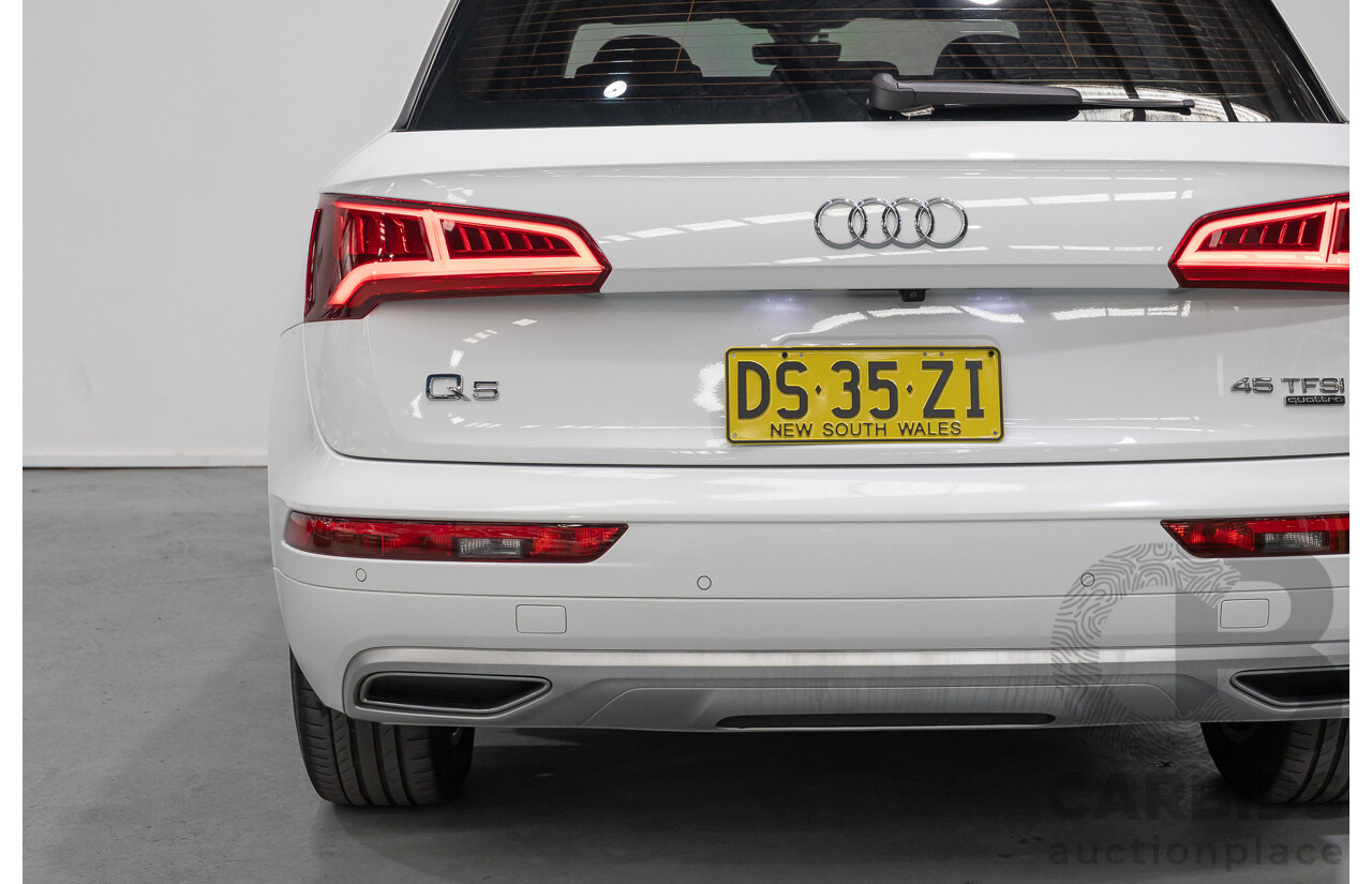 8/2019 Audi Q5 45 TFSI Quattro Design (AWD) FY MY19 4d Wagon Ibis White Turbo 2.0L