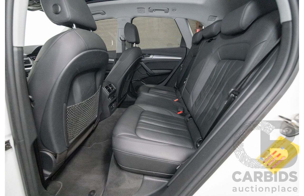 8/2019 Audi Q5 45 TFSI Quattro Design (AWD) FY MY19 4d Wagon Ibis White Turbo 2.0L