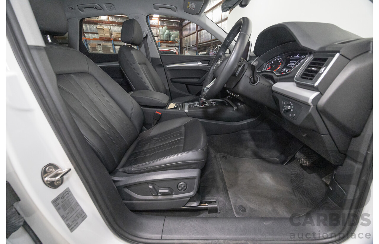 8/2019 Audi Q5 45 TFSI Quattro Design (AWD) FY MY19 4d Wagon Ibis White Turbo 2.0L