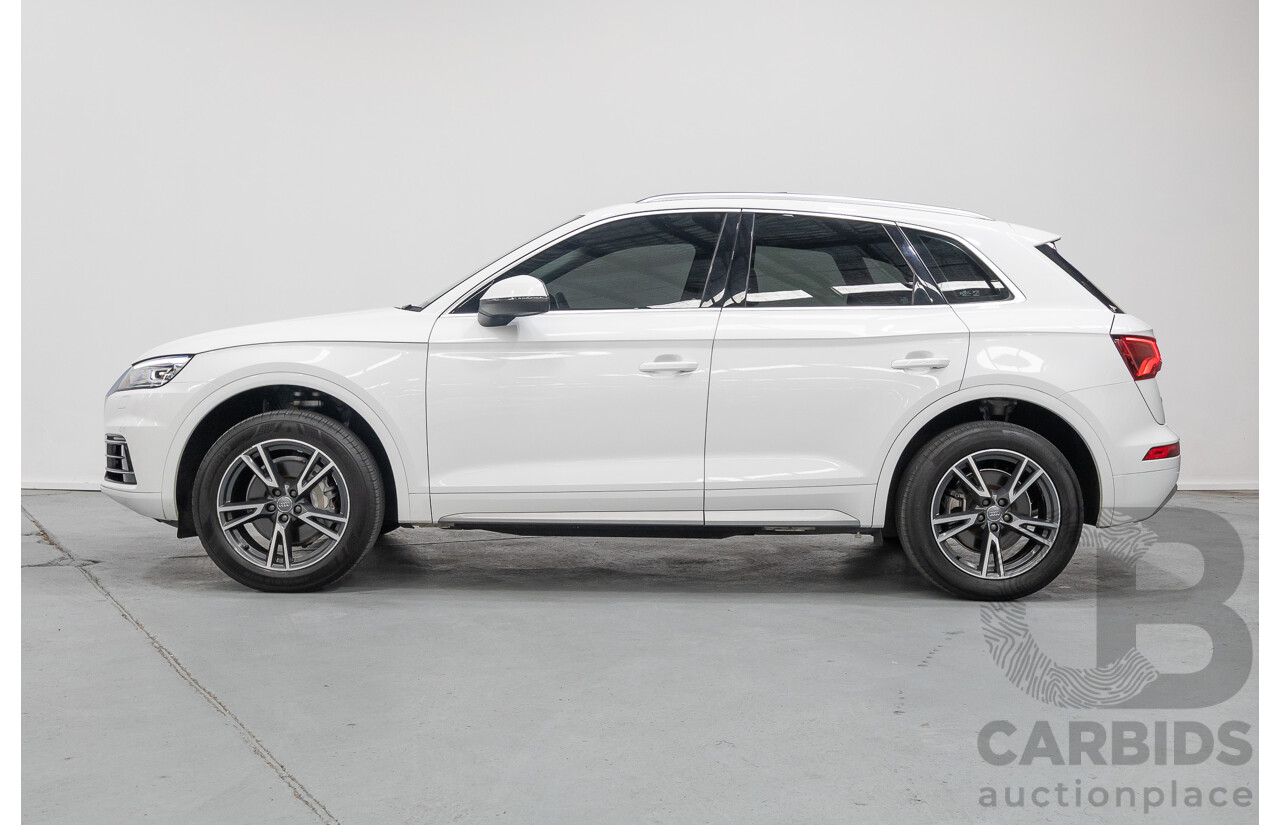 8/2019 Audi Q5 45 TFSI Quattro Design (AWD) FY MY19 4d Wagon Ibis White Turbo 2.0L