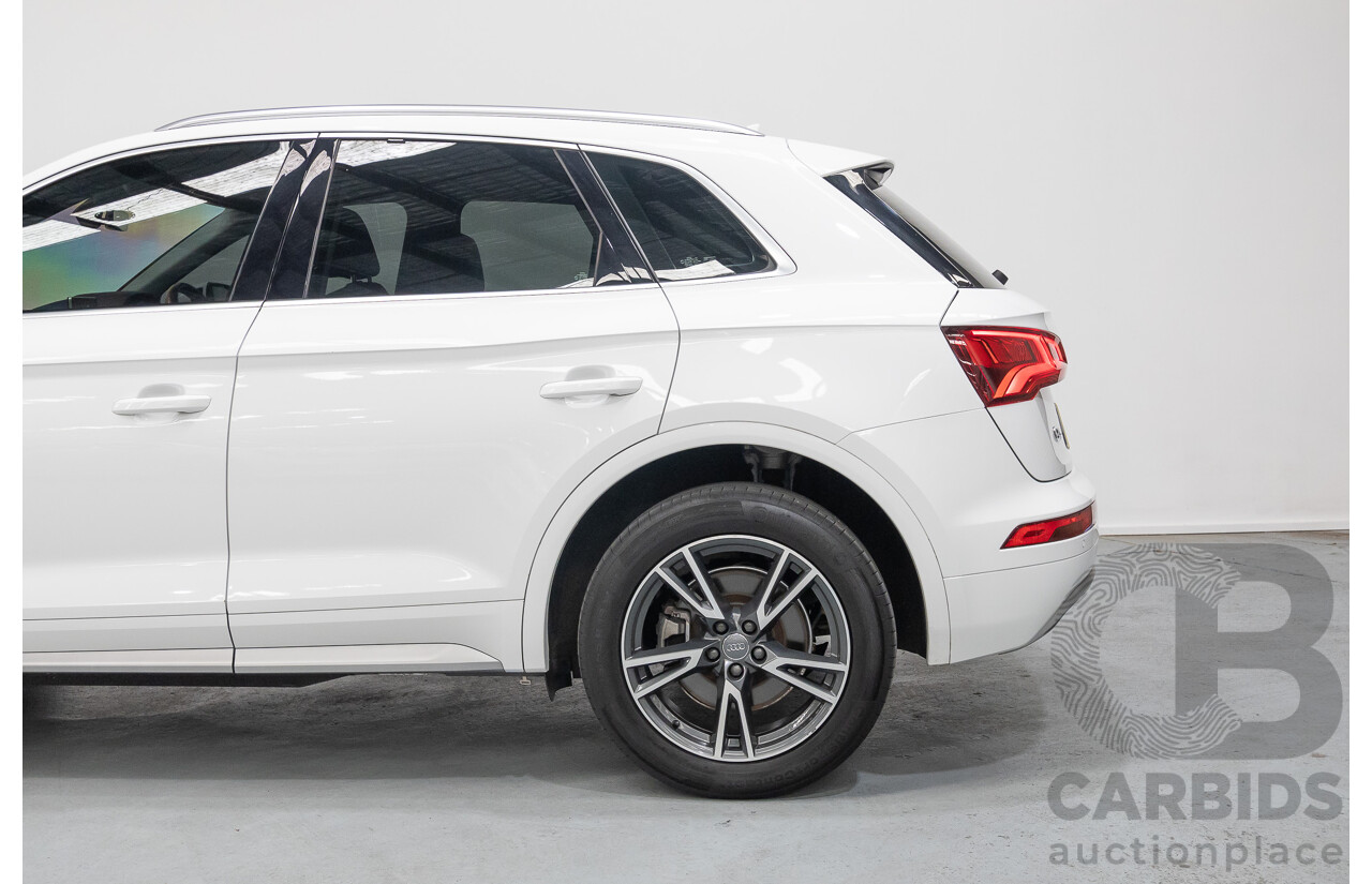 8/2019 Audi Q5 45 TFSI Quattro Design (AWD) FY MY19 4d Wagon Ibis White Turbo 2.0L