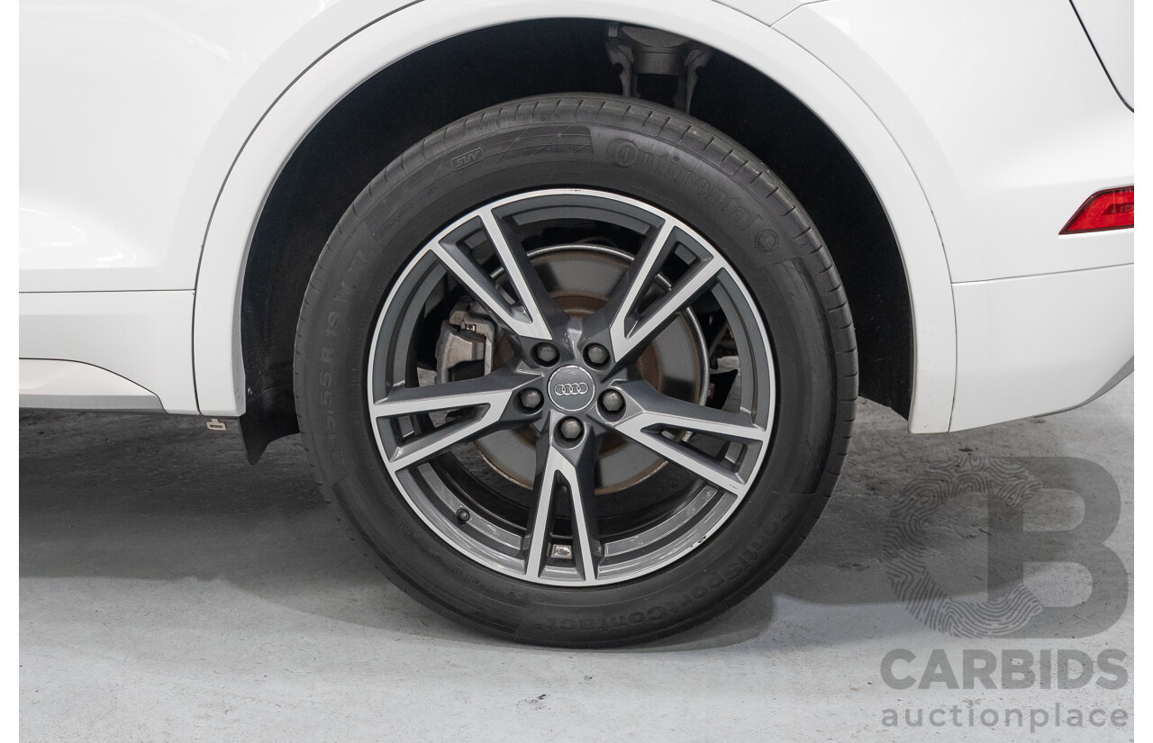 8/2019 Audi Q5 45 TFSI Quattro Design (AWD) FY MY19 4d Wagon Ibis White Turbo 2.0L
