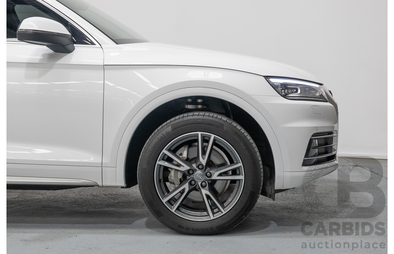 8/2019 Audi Q5 45 TFSI Quattro Design (AWD) FY MY19 4d Wagon Ibis White Turbo 2.0L