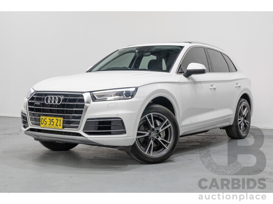 8/2019 Audi Q5 45 TFSI Quattro Design (AWD) FY MY19 4d Wagon Ibis White Turbo 2.0L