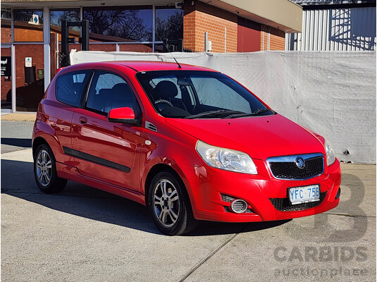 06/2010 Holden Barina TK MY10 3d Hatchback Red 1.6L