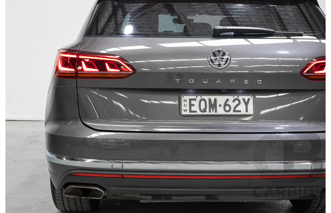 12/2019 Volkswagen Touareg 190TDI Premium (AWD) MY20 4d Wagon Silicon Gray Metallic Turbo Diesel V6 3.0L