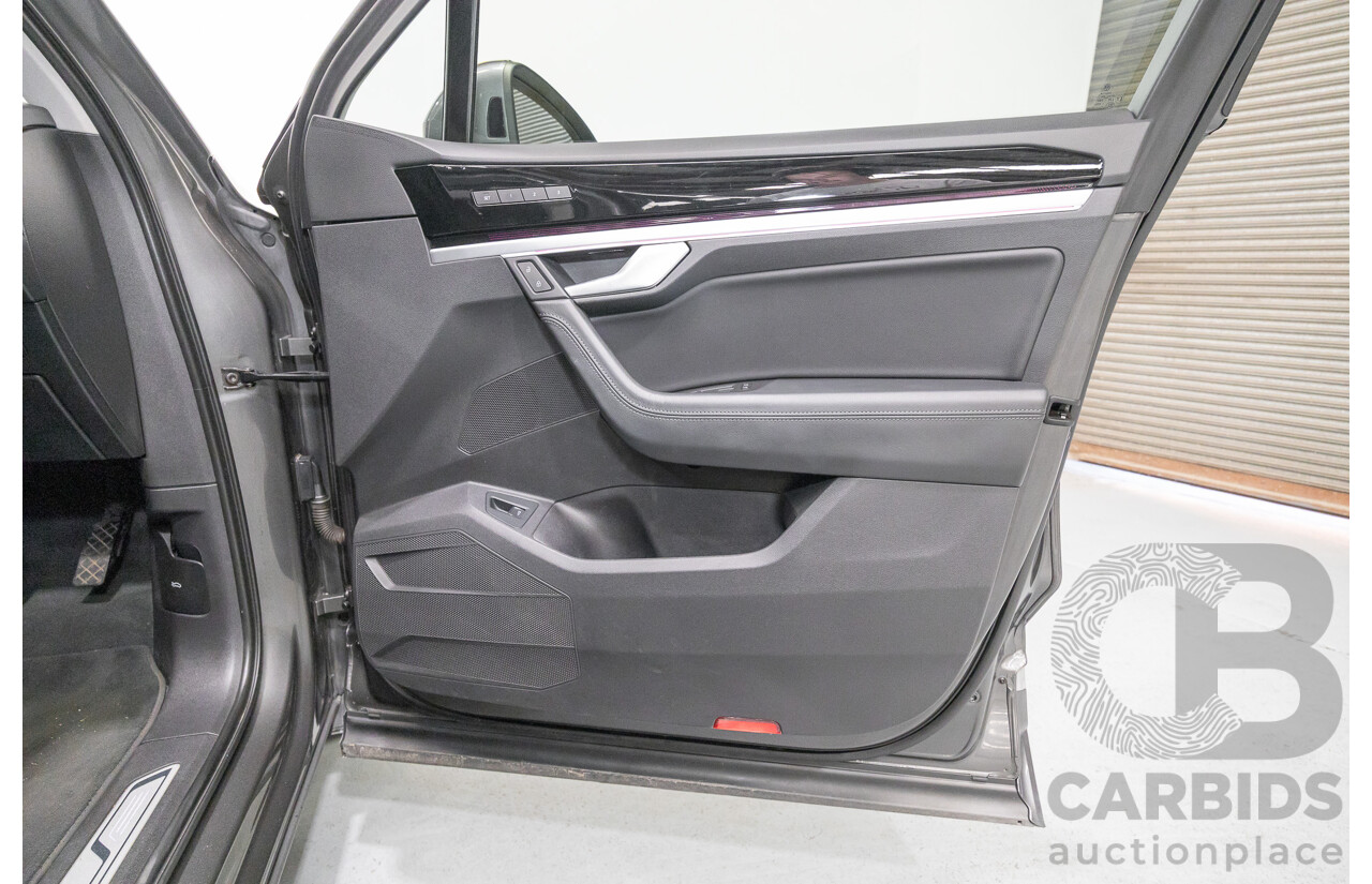 12/2019 Volkswagen Touareg 190TDI Premium (AWD) MY20 4d Wagon Silicon Gray Metallic Turbo Diesel V6 3.0L