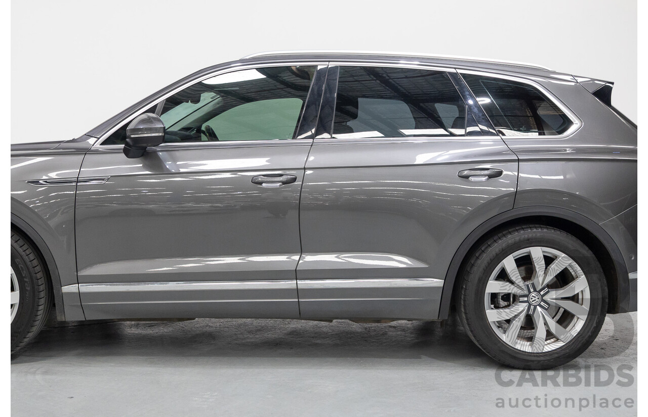 12/2019 Volkswagen Touareg 190TDI Premium (AWD) MY20 4d Wagon Silicon Gray Metallic Turbo Diesel V6 3.0L