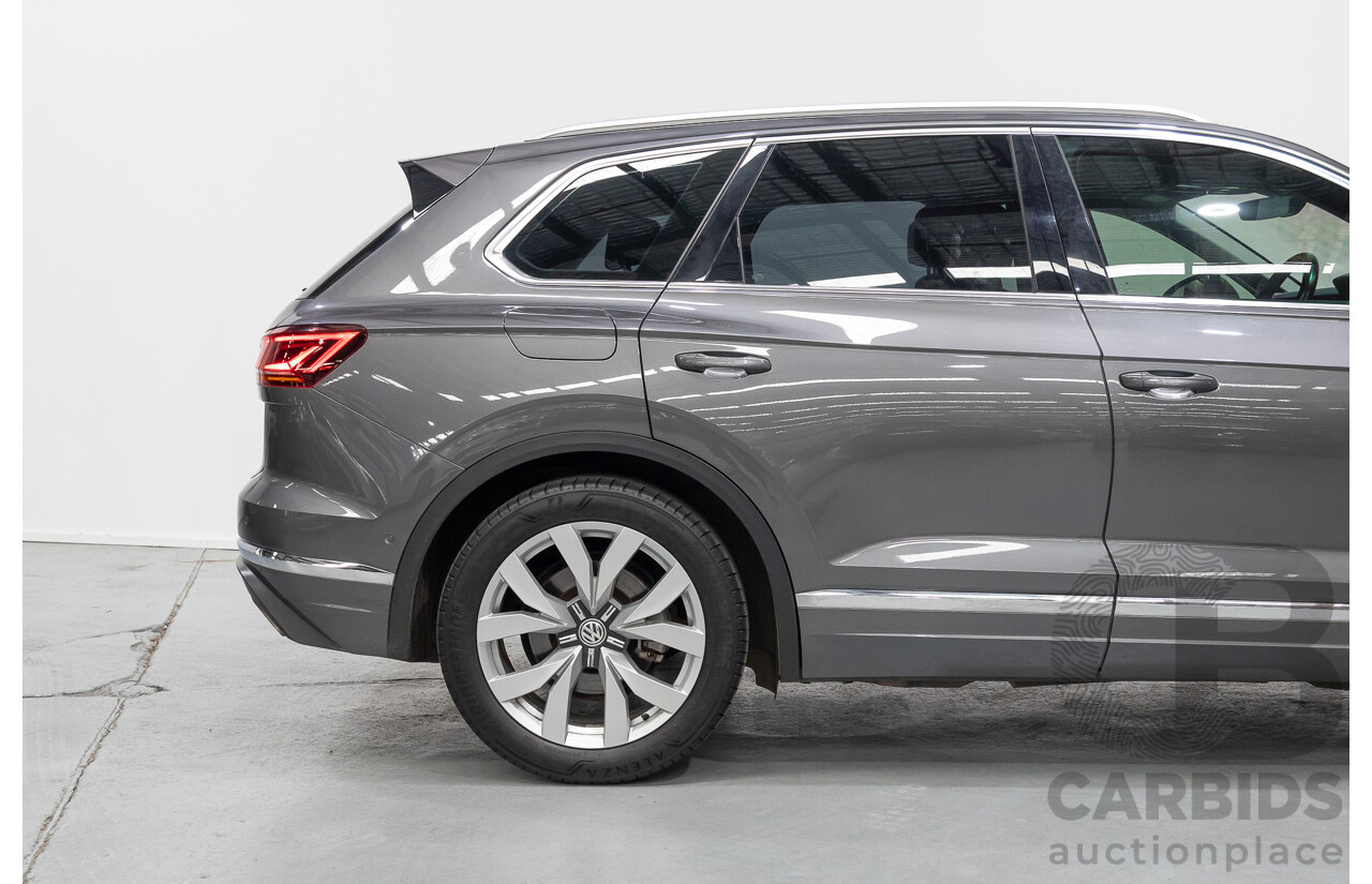12/2019 Volkswagen Touareg 190TDI Premium (AWD) MY20 4d Wagon Silicon Gray Metallic Turbo Diesel V6 3.0L